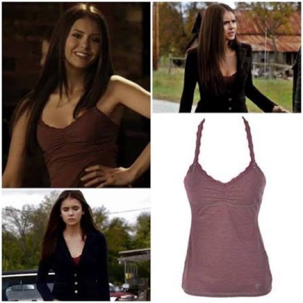 Elena Gilbert guess jasmine tank top